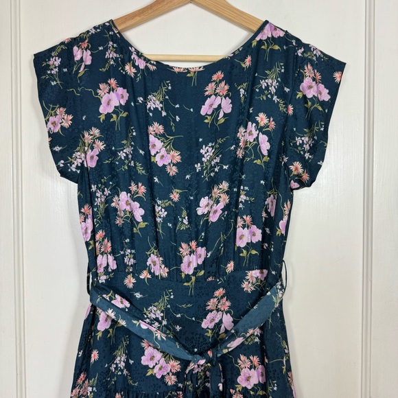 Rebecca Taylor Emilie Ruffled Silk Floral Dress - Picture 6 of 10